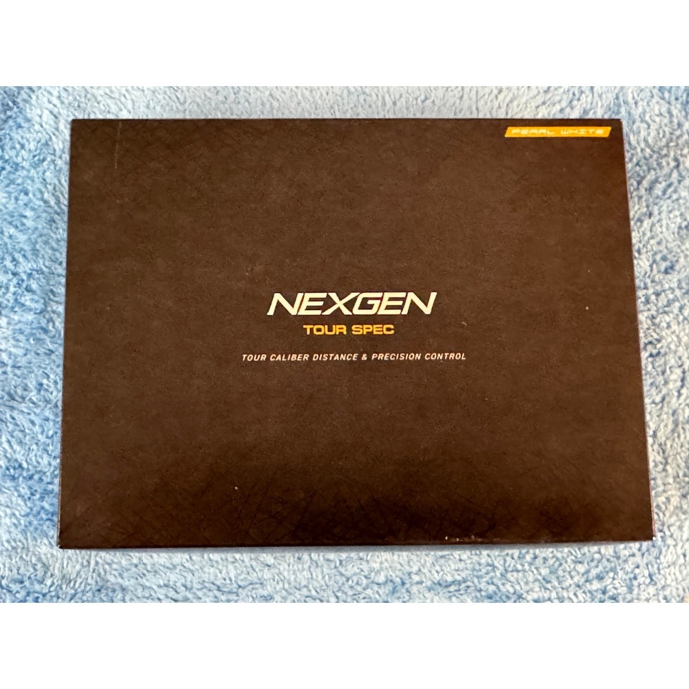 Nexgen Tour Spec Golf Balls Pearl White 1 Dozen 12 Count 3-Piece Urethane Japan